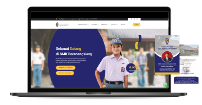 Lengkap dengan Layanan Pengembangan Digital Sekolah melalui Pembuatan Website & Kartu Presensi Sekolah
